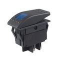 E Support Car Marine Blue Led Toggle Switch Dash 4pin Pack Of 5 