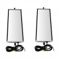 Heated Door Mirror Set 16x6 Inch West Coast Style Manual Adjustment Mechanics Choice For 1991-2006 Freightliner Fld112 