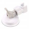 Uxcell Shower Head Holder Adjustable Suction Cup Wall Mount Handheld Bracket 105mm White Gray