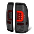 Auto Dynasty Tail Lights For Ford F250 F350 F450 F550 Super Duty Driver And Passenger Side C-style Red 3d Led Bar Brake Lamps 