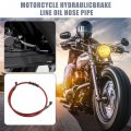 X Autohaux 90cm 35 43 Length 10mm Id Motorcycle Hydraulic Brake Line Oil Hose Pipe 28a Stainless Steel Braided Cable For Atv