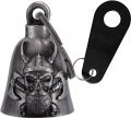 Motorcycle Bell For Biker Good Luck Riding Bells Guardian With Hanger Accessory Or Keychain Vikings 