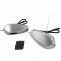 Hongk- Motorcycle Led Signal Light Classic Chrome Mirror Block Off Base Plate Compatible With 1999-2007 R6 Yzf-r6 Yzfr6 Billet