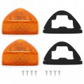 Hecasa Turn Signal Light Compatible With Peterbilt 357 365 378 379 359 Amber Lens 31 Led Headlight Marker Running 2pcs