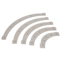 5pcs Router Radius Templates Round Corner Jigs Plastic Template Set With Removable For Woodworking Cabinet Edges