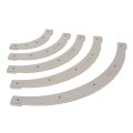 5pcs Router Radius Templates Round Corner Jigs Plastic Template Set With Removable For Woodworking Cabinet Edges