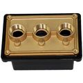 Pentair 78310600 3 4-inch Black Junction Box Port Replacement Pool And Spa Light Systems 