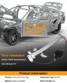 A-premium Power Window Regulator Without Motor Compatible With Lincoln Town Car Sedan Limousine 1993-1997 Front Left Driver