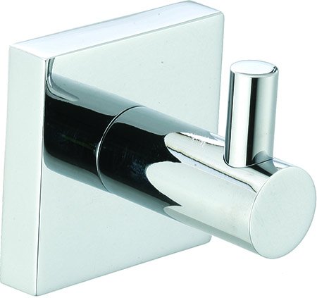 Nuk3y Vina Collection Contemporary Robe Towel Hook Polished Chrome