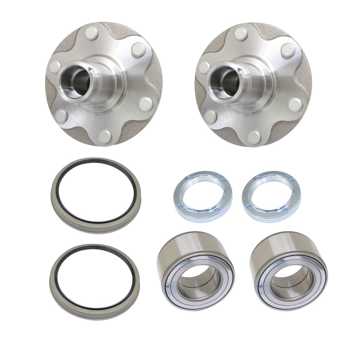2pcs Front Wheel Hubs Bearings With Seal For Toyota 4 Runner Sequoia Tundra Tacoma 1996-2007 710571 Nt517011
