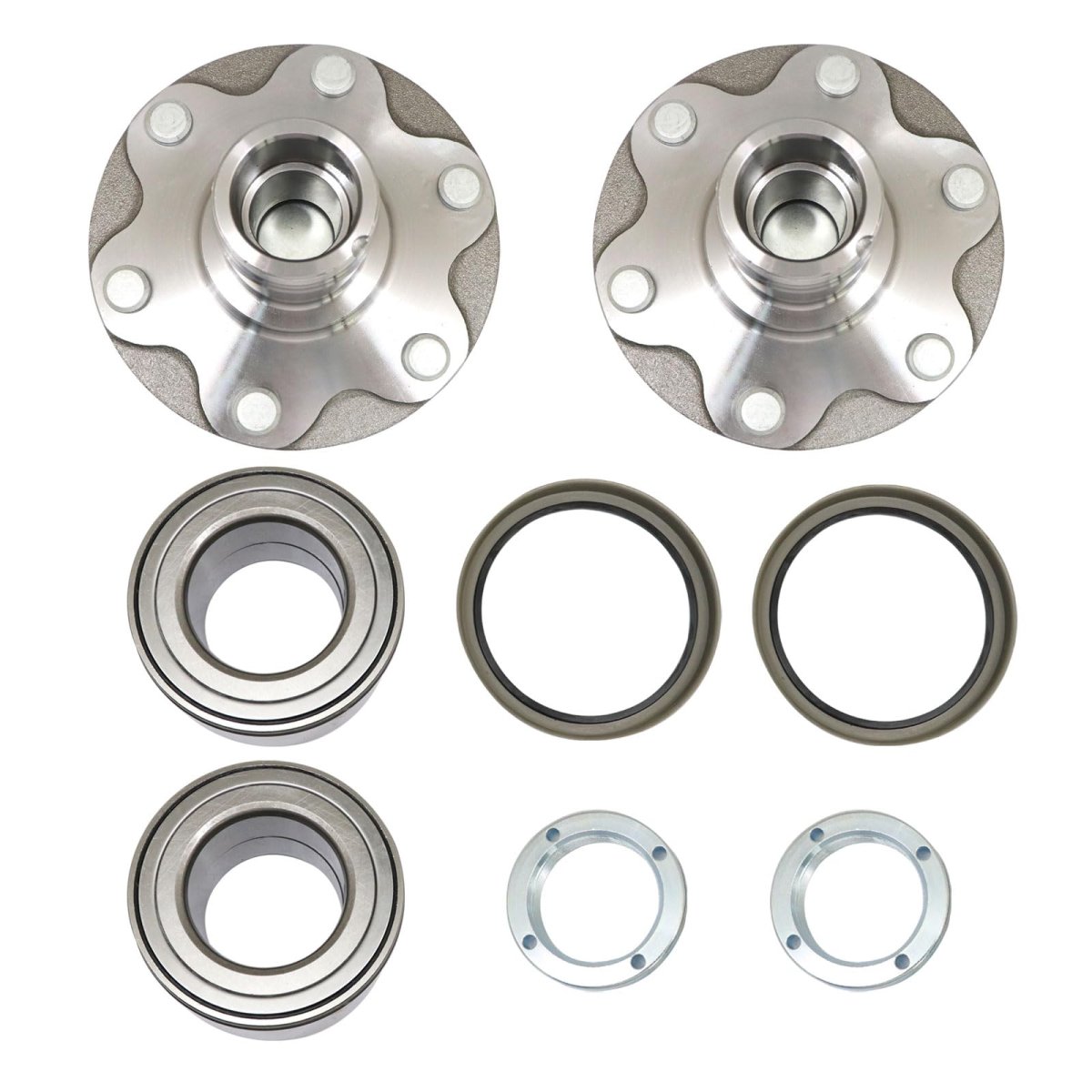 2pcs Front Wheel Hubs Bearings With Seal For Toyota 4 Runner Sequoia Tundra Tacoma 1996-2007 710571 Nt517011