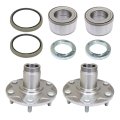 2pcs Front Wheel Hubs Bearings With Seal For Toyota 4 Runner Sequoia Tundra Tacoma 1996-2007 710571 Nt517011