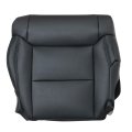 Secos Driver Bottom Replacement Black Leather Seat Cover For Toyota Tundra 2014 2015 2016 2017 2018 2019 2020 