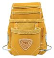 Mcguire Nicholas 689 Mb 10 Pocket Pro Carpenter Pouch In Tan Full Grain Leather 