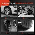 A-premium Rear Air Suspension Strut Shock Absorber Compatible With Gle300d 2016-2017 Gle350 2016-2018 Gle400 2019 Gle550