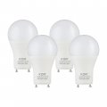 4 Pack Led Gu24 A19 Light Bulbs 60 Watt Equivalent 9 5 Dimmables For Home With Twist Lock Base Replacing Cfl Ceiling Light Omni