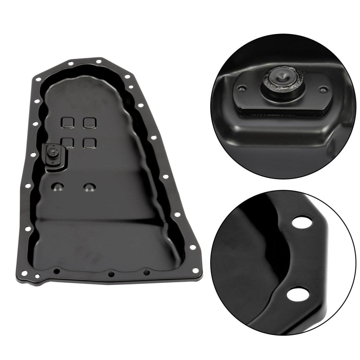 Transmission Oil Pan With Drain Plug For Nissan Altima 2007-2013 L4 2 5l Automatic Cvt 265-844