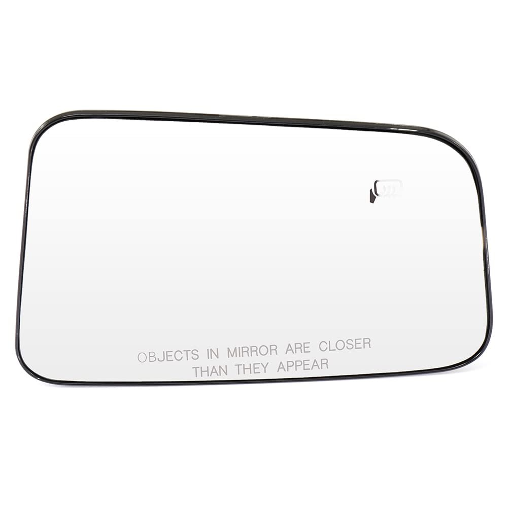 Right Side Door Mirror Glass- For 2007 2008 2009 2010 2011d Edge 2007-2010 For Lincoln Mkx Metallic Finish Heating Chrome
