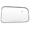 Right Side Door Mirror Glass- For 2007 2008 2009 2010 2011d Edge 2007-2010 For Lincoln Mkx Metallic Finish Heating Chrome