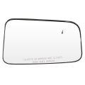 Right Side Door Mirror Glass- For 2007 2008 2009 2010 2011d Edge 2007-2010 For Lincoln Mkx Metallic Finish Heating Chrome
