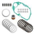 Clutch Friction Plates Spring Bolt Gasket Kit For Yamaha Xv650 Xvs650a Xvs650at 1998-2010 