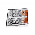 Chrome Housing Oe-style Headlight Headlamp Assembly For 2007-2013 Chevy Silverado 1500 2500hd 3500hd Pickup Truck Driver Side 