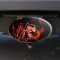 A Nightmare On Elm Street Freddy S Fire Oval Tow Trailer Hitch Cover Plug Insert