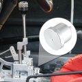X Autohaux Car Handbrake Oil Tank Universal Racing Hydraulic Drift Hand Brake For Fluid Reservoir E-brake Silver Tone