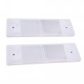 Uxcell Self-adhesive Plastic Warning Reflective Plate Tape Reflector Sticker 10pcs