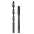 Tap And Drill Bit Set 1pcs 5 16-20 Un Straight Flute Thread Screw Taps 7mm Twist Bits Black Oxide Hss-6542 Tapping Threading 
