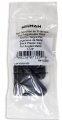Toolusa 4 Pack Triangular Plastic Cap 1a X 3 8 Cm 90a Angle Metal Leg Protector A 1 9 Height Abs Black Finish