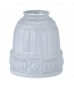 B P Lampa 5 1 8 Inch Tall Embossed Rosette Fixture Shade 2-1 4 Lip Fitter 