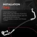 A-premium A C Suction Line Hose Assembly Compatible With Land Rover Range Sport 2014-2019 Discovery 2017-2020 3 0l 5 Compressor