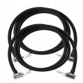 2pcs 59 Tire Inflator Hose Adapter Dual Lock On To Connection Air Chuck With For Standard Valve Fine Thread Without Release 