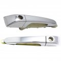 Hyundai Entourage 2007 2008 Door Handle Driver And Passenger Side Pair Front Exterior Chrome With Key Hole All Submodels 