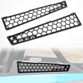 Aluminum Air Intake Cover Grill For Polaris Rzr Xp 1000 And 4 2014 2023 Black Metal Mesh Engine Side Vent Inlet Protection 
