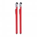 X Autohaux 2pcs 10-100psi Dual Head Stainless Steel Truck Pen Tyre Tire Air Pressure Gauge Grip For Bike Atv Car Suv Large