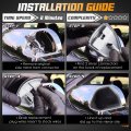 Hercoo Led Side Mirror Turn Signal Light Left And Right Lamps Smoked Cover Lens For 68302828aa 68302829aa Compatible With