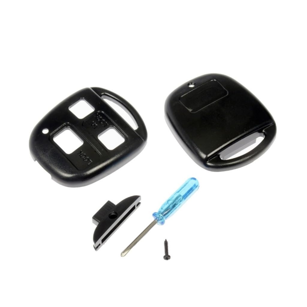 Lexus Rx350 2007 2008 2009 Keyless Remote Case Plastic Steel Material Black Blue Lock Unlock Panic Button Functions 3 Buttons