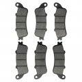 Autokay Fa261 Front Rear Brake Pad Fits For Honda Vtx 1800 2002-2008 3 Sets