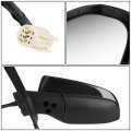 To1320372 Factory Style Driver Left Side Mirror Manual Folding Power Adjust Heated Glass Compatible With Toyota Yaris 14 Paint