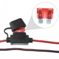 X Autohaux 2ft 16awg Sae To Ring Terminal Harness Quick Connect Disconnect Assembly With 10a Fuse For Car Motorcycle Solar