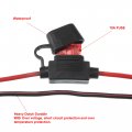 X Autohaux 2ft 16awg Sae To Ring Terminal Harness Quick Connect Disconnect Assembly With 10a Fuse For Car Motorcycle Solar