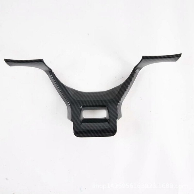 Teamwill 1pc Interior Steering Wheel Frame Cover Carbon Fiber Trim For Kia K5 Gt-line 2021-23