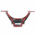 Teamwill 1pc Interior Steering Wheel Frame Cover Carbon Fiber Trim For Kia K5 Gt-line 2021-23