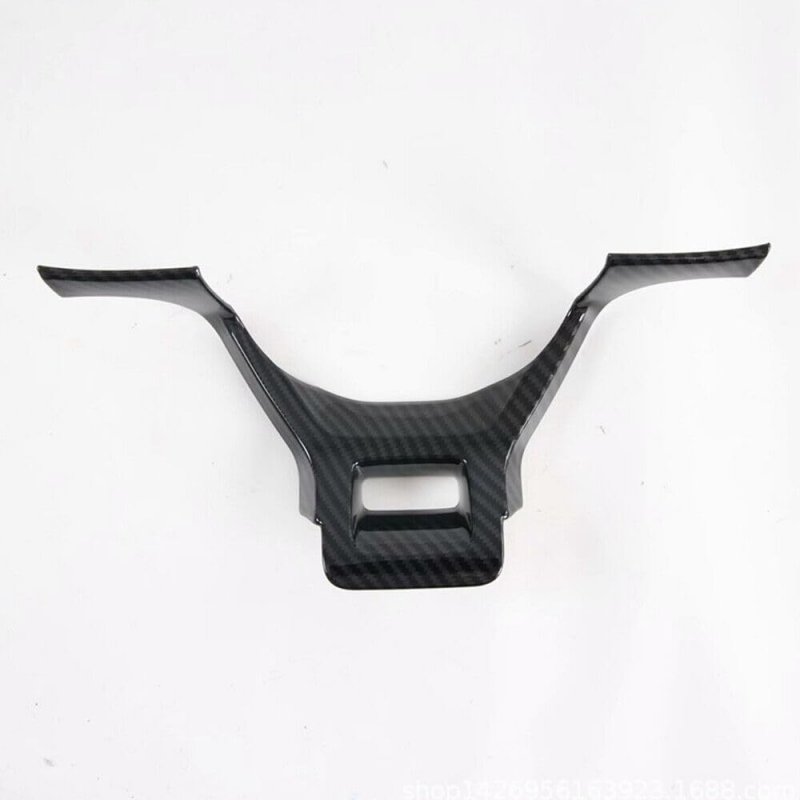 Teamwill 1pc Interior Steering Wheel Frame Cover Carbon Fiber Trim For Kia K5 Gt-line 2021-23