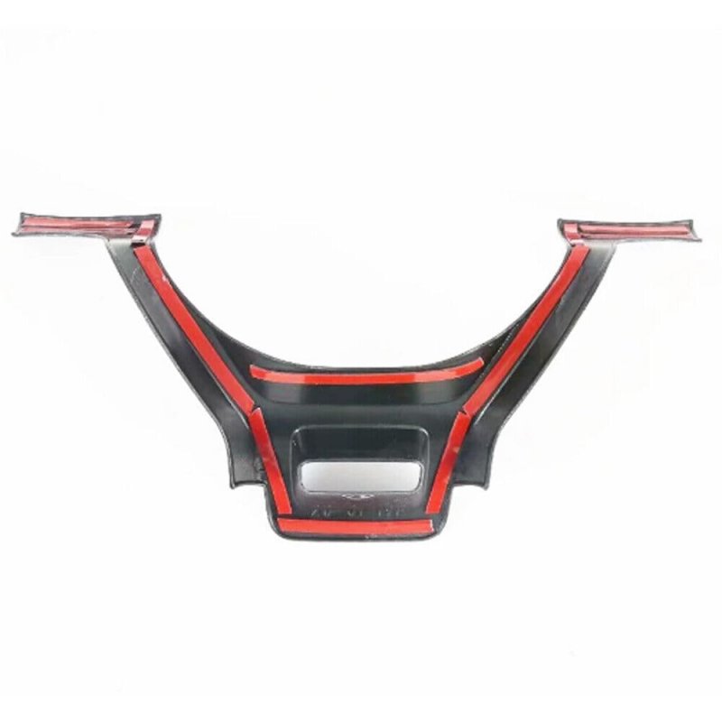 Teamwill 1pc Interior Steering Wheel Frame Cover Carbon Fiber Trim For Kia K5 Gt-line 2021-23