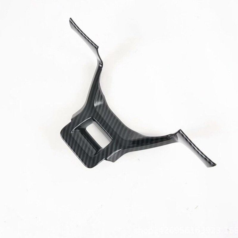 Teamwill 1pc Interior Steering Wheel Frame Cover Carbon Fiber Trim For Kia K5 Gt-line 2021-23