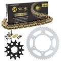 Niche Drive Sprocket Chain Combo For Ktm 250 300 Exc 125 Sx Sxs Front 13 Rear 50 Tooth 520v-x X-ring 118 Links