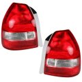 Rear Tail Light Assemblies For 1999 2000 Honda Civic 2dr Hatchback Pair Driver And Passenger Side Ho2818114 Ho2819114 